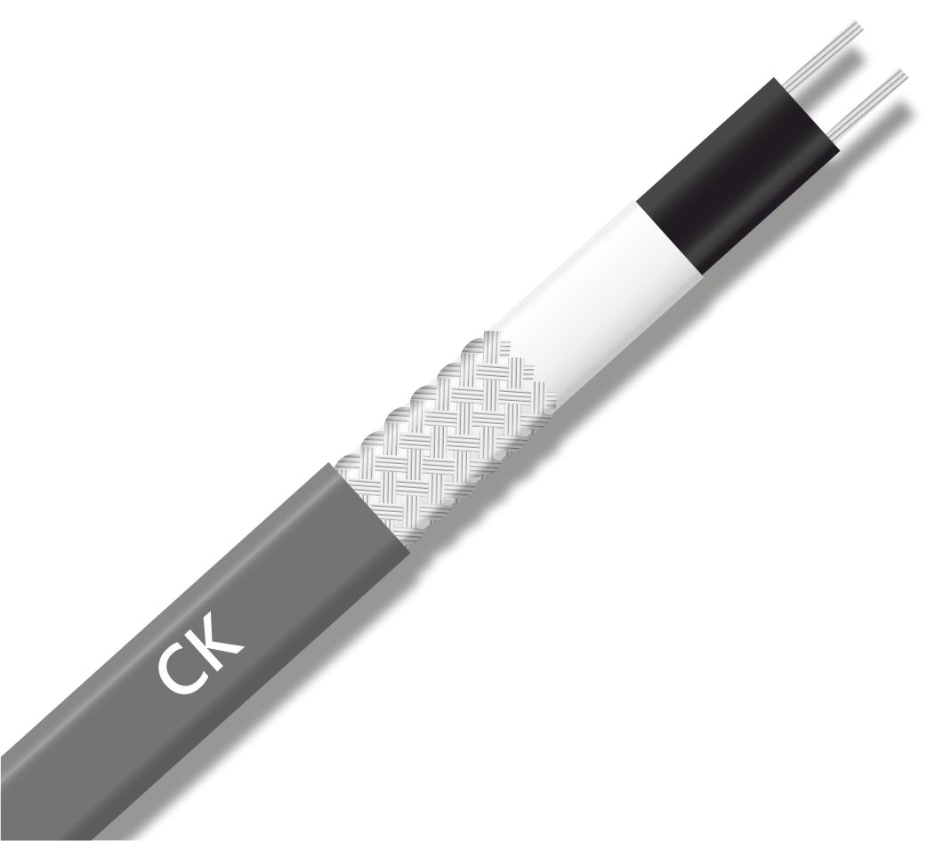 Extherm 32CK20-AT нагревательный кабель саморегулирующийся строительного применения (кровли, трубы) 32 Вт/м, термопласт