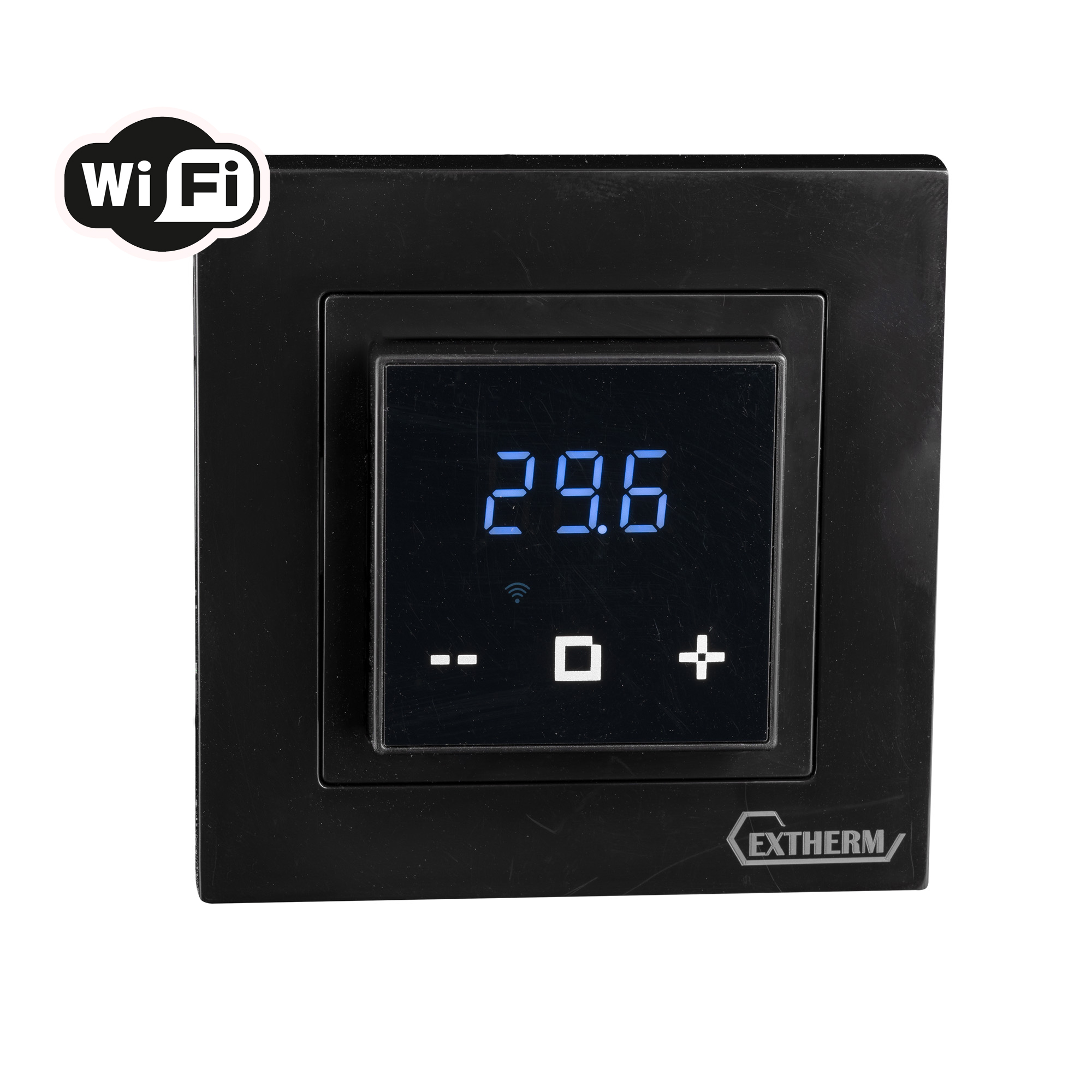 ET-44-B Программируемый термостат/сенсорный экран/ Черный