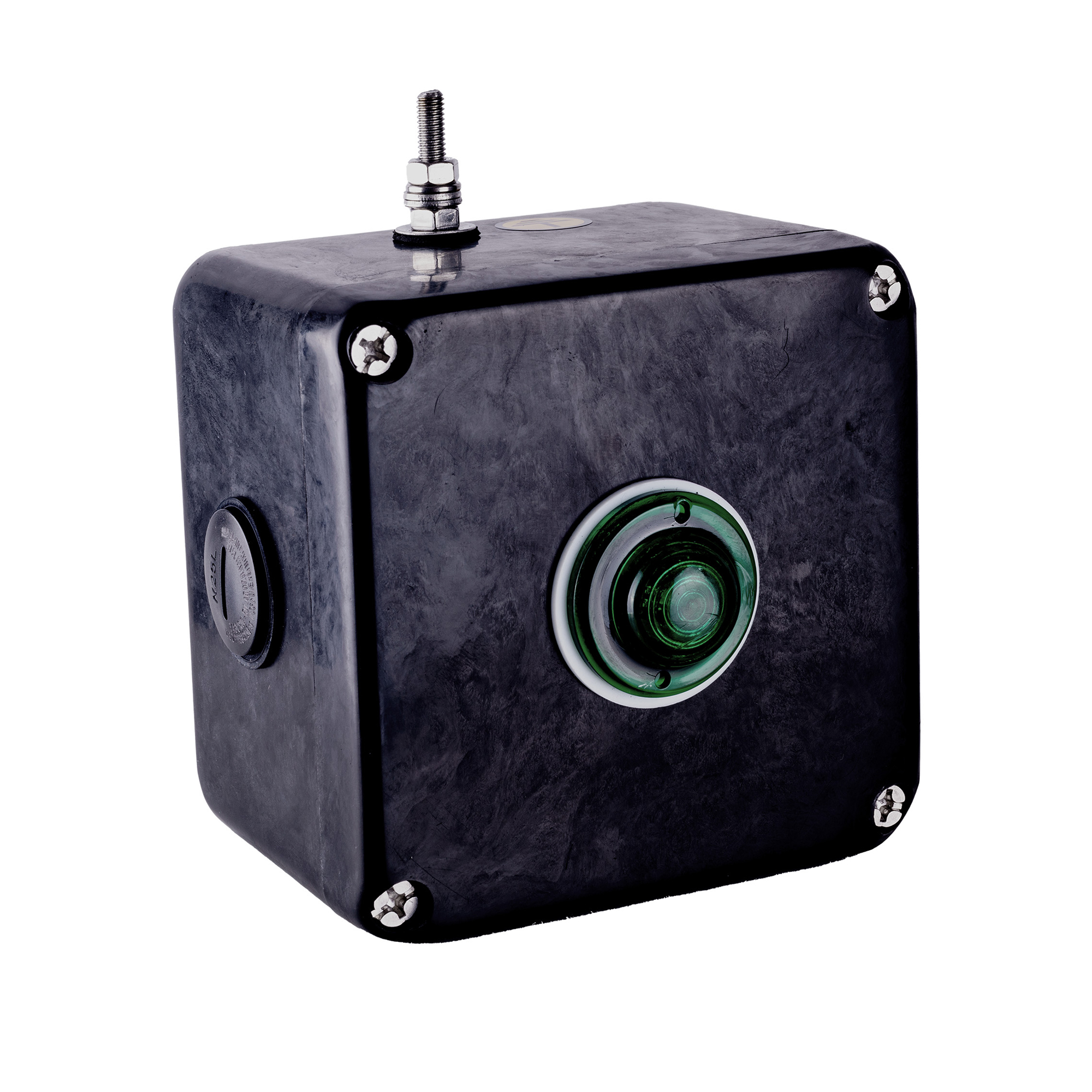 Extherm sborka 1P/1L-Jbox Коробка клеммная взрывозащищенная с индикацией питания  соединительная. Для подключения или концевой заделки нагревательной секции, 2 отверстия под М25, клеммная колодка 3 модуля 10 мм2