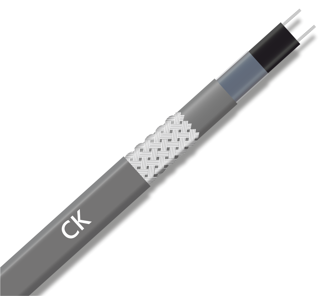 Extherm 32CK20-AT нагревательный кабель саморегулирующийся строительного применения (кровли, трубы) 32 Вт/м, термопласт