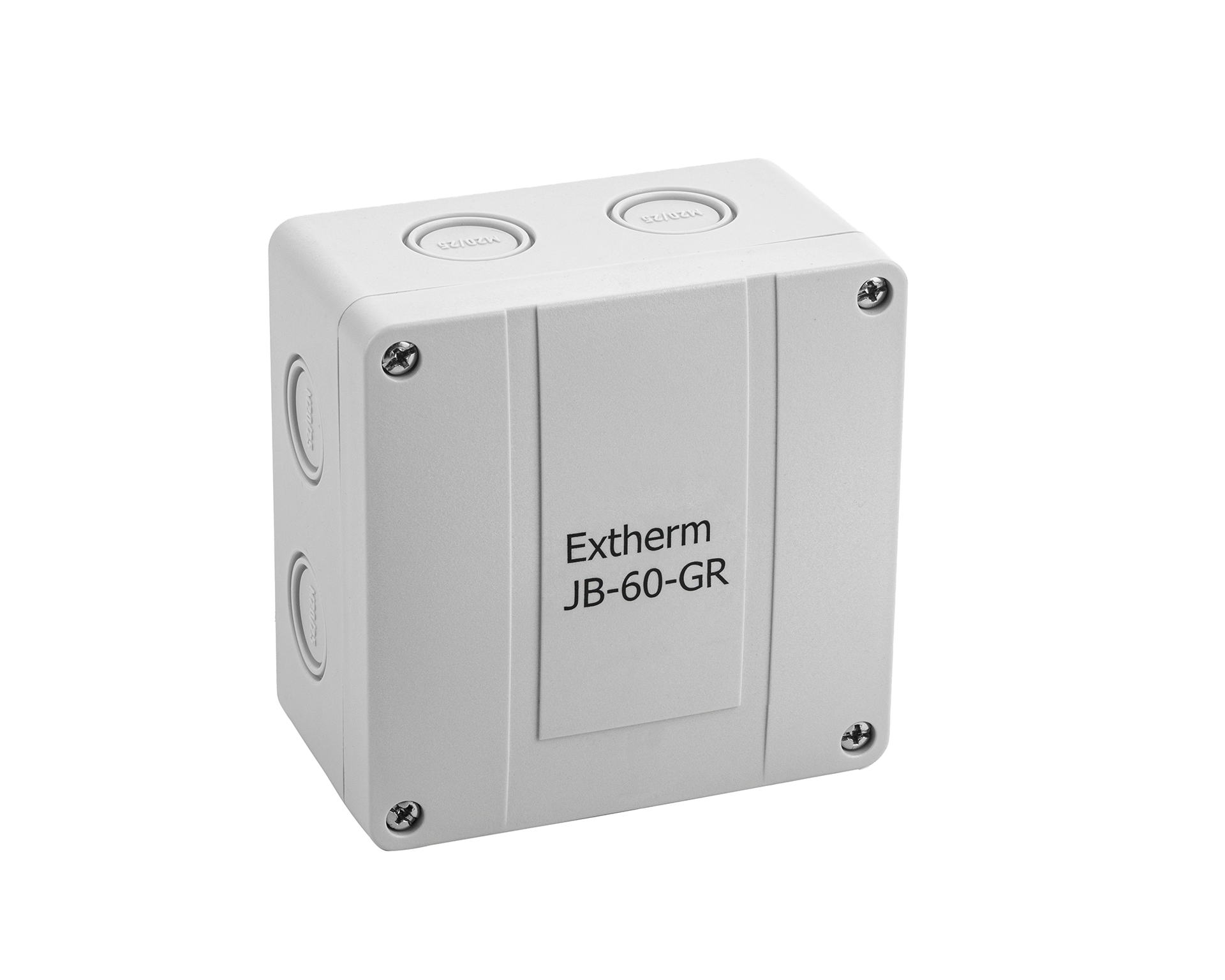 Extherm JB-60-GR Коробка распределительная, IP 66, серая, в комплекте с клеммным рядом 5х6 мм², 41А