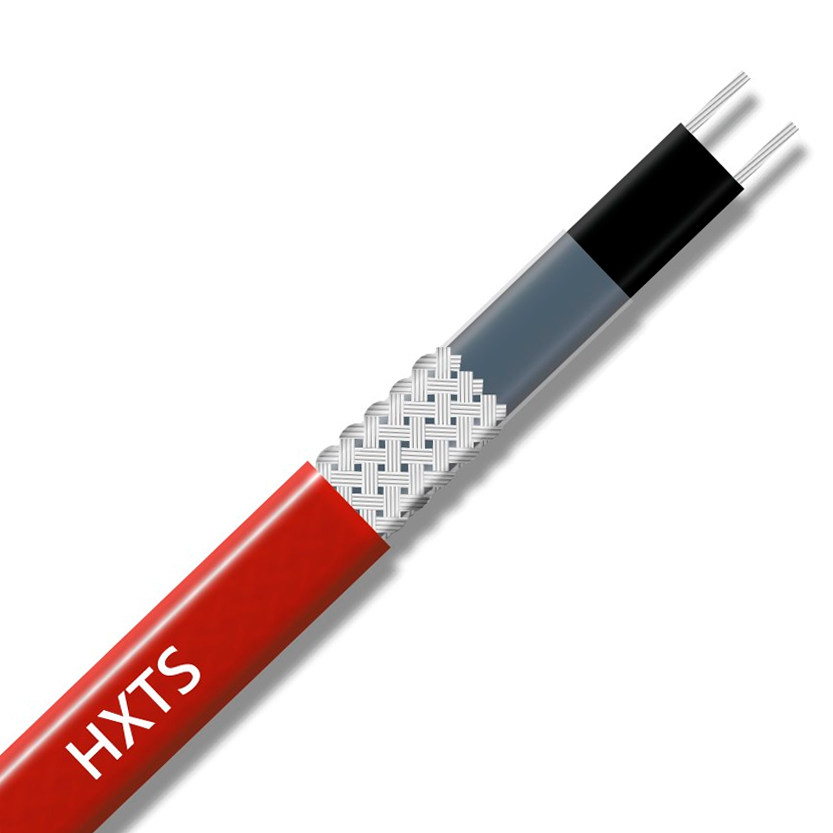 Extherm 25HXTS2-CТ Саморегулирующийся нагревательный кабель промышленного применения 25 Вт/м, 16AWG, фторопласт