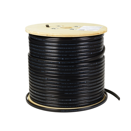 Extherm EPL-2CR-250 кабель нагревательный саморегулирующийся 80 Вт/м при 0 град.С в бетоне (открытые площадки, подъездные пути, тротуары), термопласт, катушка 250 м.