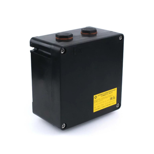 Extherm TermBox Ex 160-32 Коробка соединительная без опоры для соединения и разветвления кабелей нагревательных саморегулирующихся  160*160*92 мм, УХЛ1, IP66, 1Ex e llC T6...T3GbX