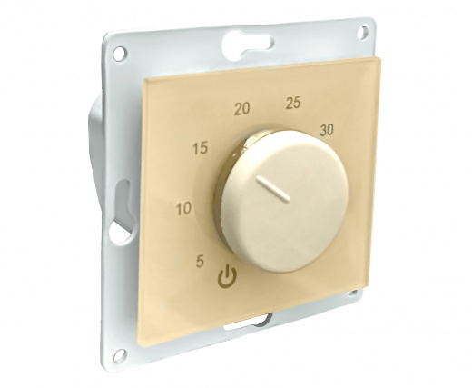 Extherm Th-HF-G-B Механический термостат под рамку Schneider Electric Glossa (БЕЖЕВЫЙ)