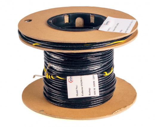 Extherm SNOW/1f 650/50 Секция одножильного резистивного нагревательного кабеля 50 Вт/м, 650 Вт, фторопласт