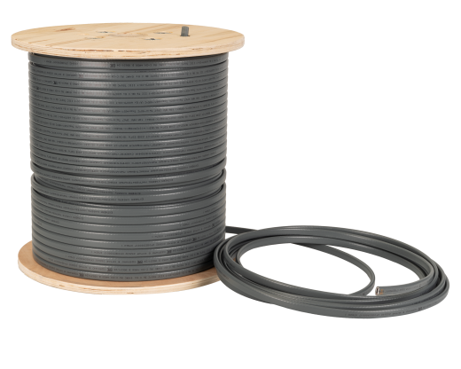 Extherm AKP27-CT-250 нагревательный саморегулирующийся кабель для систем антиобледенения кровли 18 Вт/м на воздухе, 36 Вт/м в талой воде со льдом, катушка 250 м.