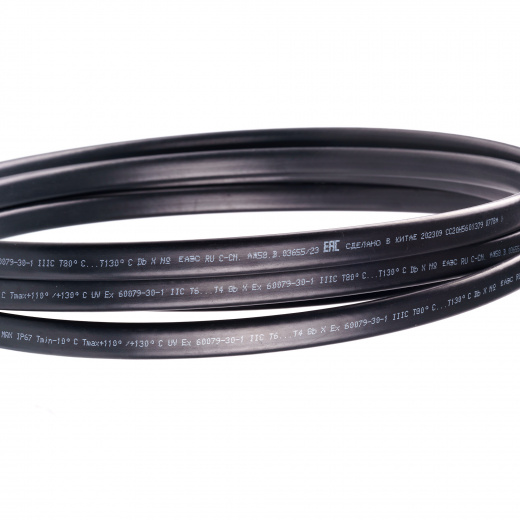 Extherm EPL-2CR кабель нагревательный саморегулирующийся 80 Вт/м при 0 град.С в бетоне (открытые площадки, подъездные пути, тротуары), термопласт