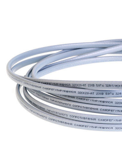 Extherm 32CK20-AT нагревательный кабель саморегулирующийся строительного применения (кровли, трубы) 32 Вт/м, термопласт