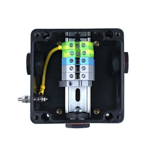 Extherm TermBox Ex 120 Коробка соединительная для соединения и разветвления кабелей  нагревательных саморегулирующихся без опоры, 120*120*93 мм, УХЛ1, IP66, 1Ex e llC T6...T3GbX