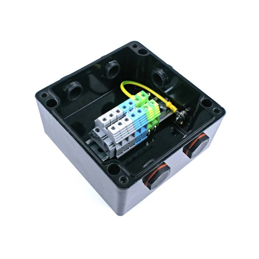 Extherm TermBox Ex 160 Коробка соединительная без опоры для соединения и разветвления кабелей нагревательных саморегулирующихся  160*160*92 мм, УХЛ1, IP66, 1Ex e llC T6...T3GbX