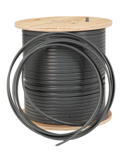 Extherm AKP27-CT-250 нагревательный саморегулирующийся кабель для систем антиобледенения кровли 18 Вт/м на воздухе, 36 Вт/м в талой воде со льдом, катушка 250 м.