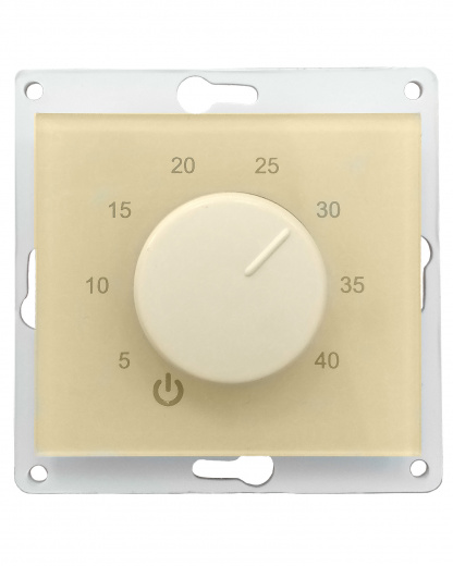 Extherm Th-HF-G-B Механический термостат под рамку Schneider Electric Glossa (БЕЖЕВЫЙ)