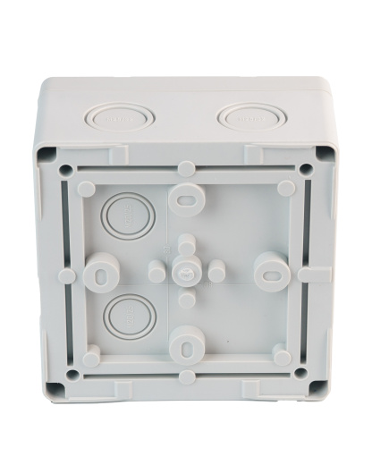 Extherm JB-100-GR коробка распределительная 140*140*76 мм IP 66, серая, в комплекте с клеммным рядом 10х10мм², 76А