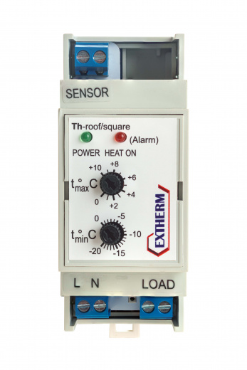 EXTHERM Th-roof. Термостат для управления системой электрообогрева на кровлях/площадках.