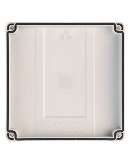 Extherm JB-100-GR коробка распределительная 140*140*76 мм IP 66, серая, в комплекте с клеммным рядом 10х10мм², 76А