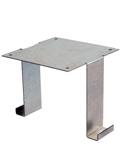 Extherm BU PTBO-160 Универсальный кронштейн для коробки  160х160 мм, сталь оцинкованная, 1 мм