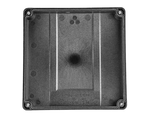 Extherm JB-100-BL коробка распределительная 140*140*76 мм IP 66, черная, в комплекте с клеммным рядом 10х10мм², 76А