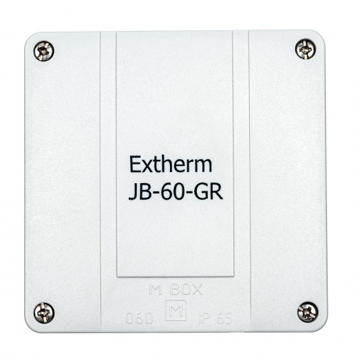 Extherm JB-60-GR Коробка распределительная, IP 66, серая, в комплекте с клеммным рядом 5х6 мм², 41А